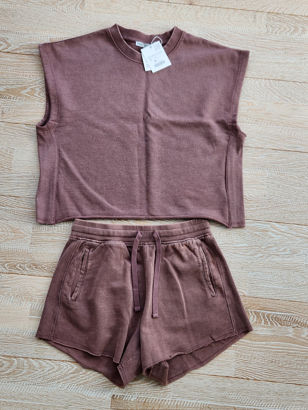 Zara Brown Crewneck Sweatshirt